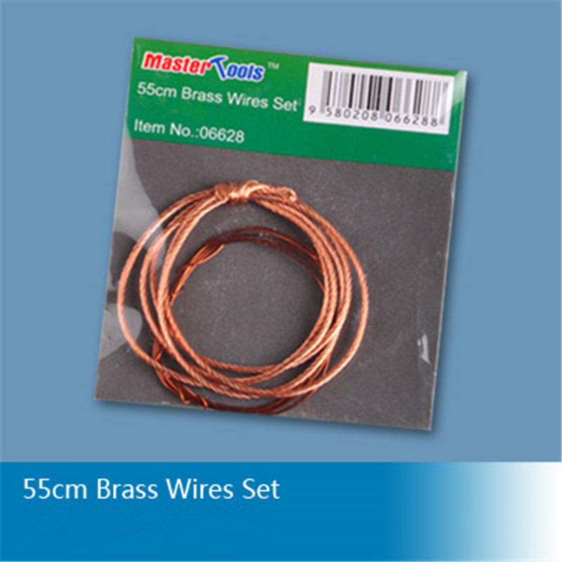 Include two types,as picture Trumpeter Master Tools 06628 55cm Brass Wires set 