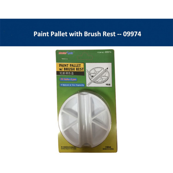 Trumpeter Master Tools 09973 09974 09975 Paint Pallet /with Brush Rest/with Partition Wall Model Hobby Craft Tool