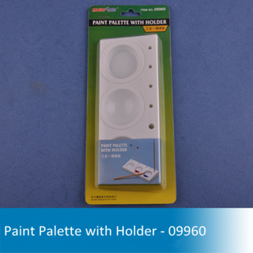 Trumpeter Master Tools 09960 Paint Palette with Holder Assembly Model Hobby Craft Tool
