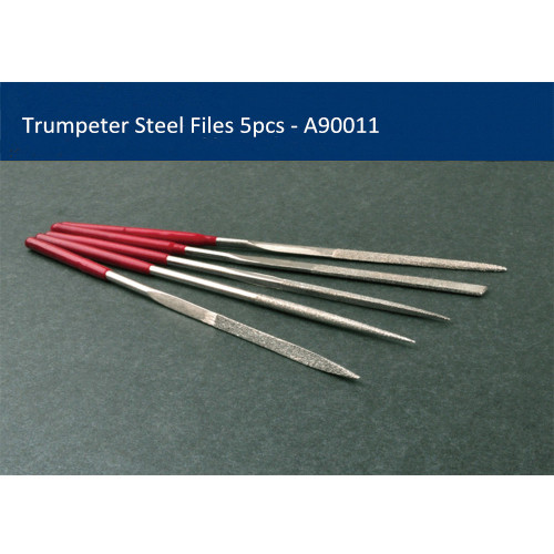 Trumpeter A90011 5pcs Needle Files Mini Steel Hobby Craft Model Files Hand Tool