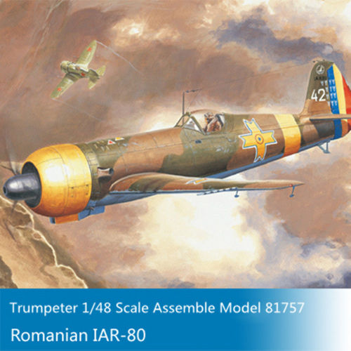 HobbyBoss 81757 1/48 Scale Romanian IAR-80 Fighter Military Plastic Aircraft Assembly Model Kit
