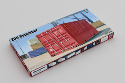 Trumpeter 01029 1/35 Scale 20ft Container CHINA SHIPPING Plastic Assembly Model Kits