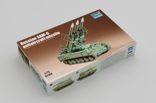 Trumpeter 07109 1/72 Scale Russian SAM-6 Antiaircraft Missile Military Plastic Assembly Model Kit