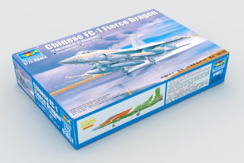 Trumpeter 01657 1/72 Scale Chinese FC-1 Fierce Dragon(Pakistani JF-17 Thunder) Fighter Aircraft Assembly Model