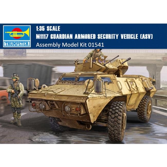Trumpeter 01541 1/35 Scale M1117 Guardian Armored Security Vehicle (ASV) Military Plastic Assembly Model Kit