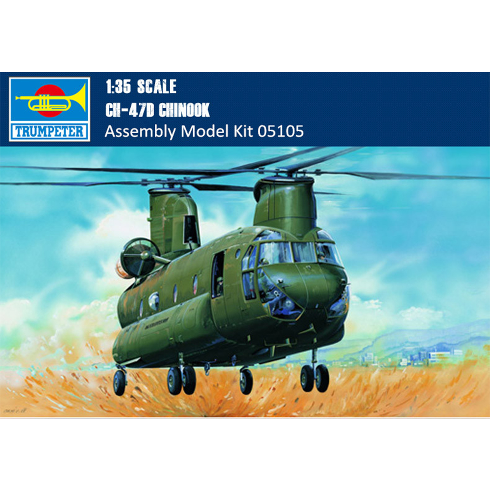 US$ 104.99 - Trumpeter 05105 1/35 Scale CH-47D Chinook Helicopter