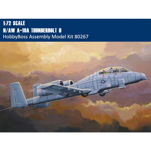 HobbyBoss 80267 1/72 Scale N/AW A-10A Thunderbolt II Fighter Military Plastic Aircraft Assembly Model Kit