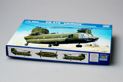 Trumpeter 01622 1/72 Scale CH-47D Chinook Helicopter Military Plastic Aircraft Assembly Model Kit