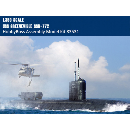 HobbyBoss 83531 1/350 Scale USS Greeneville SSN-772 Attack Submarine Military Plastic Assembly Model Kit