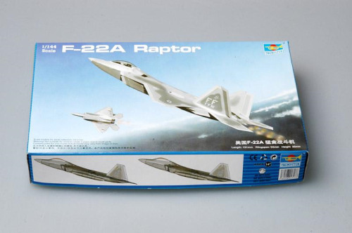 Trumpeter 01317 1/144 Scale USA F-22A Raptor Fighter Plastic Aircraft Assembly Military Model Kit