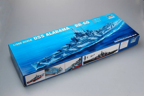Trumpeter 05307 1/350 Scale USS Battleship Alabama BB-60 Military Plastic Assembly Model Kit