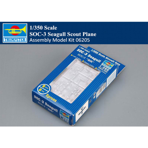 Trumpeter 06205 1/350 Scale SOC-3 Seagull Scout Plane Plastic Aircraft Assembly Model Kit