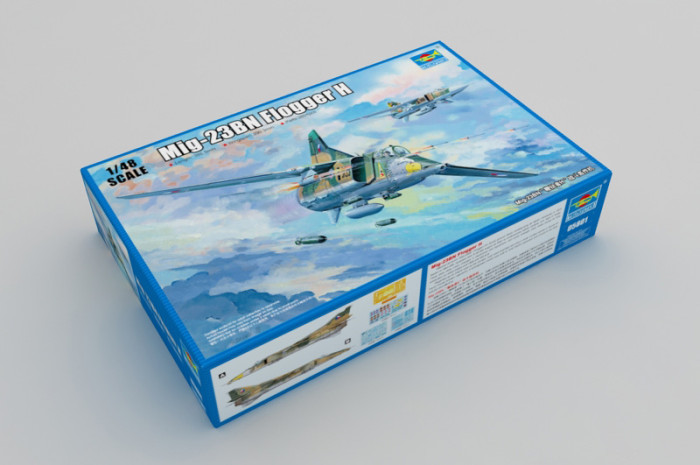 Trumpeter 05801 1/48 Scale Mig-23BN Flogger H Bomber Military Plastic Aircraft Assembly Model Kit
