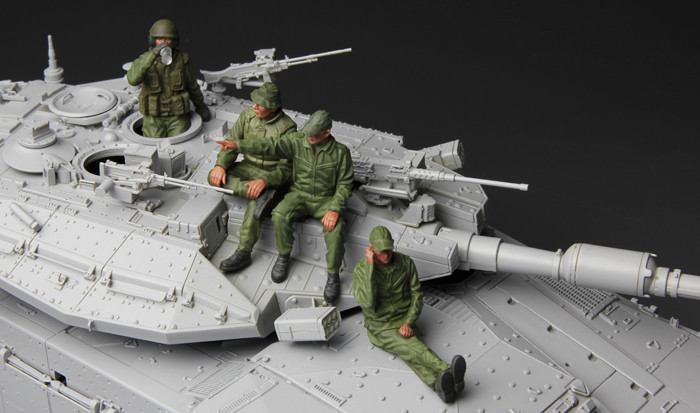 Meng HS-002 1/35 Scale IDF Tank Crew Military Plastic Soldier Figures Assembly Model Kit