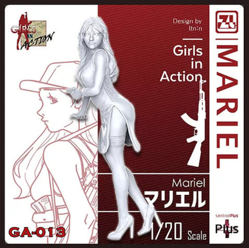 Korea ZLPLA Genuine 1/20 Scale Resin Figure Girls in Action Mariel Assembly Model Kit GA-013