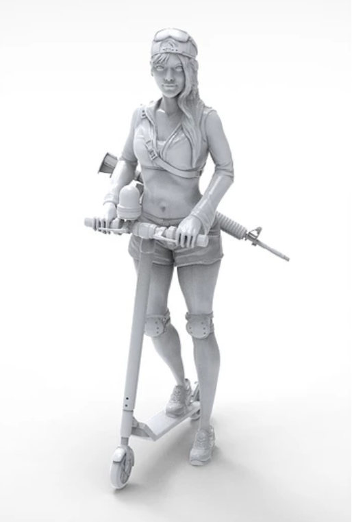 Korea ZLPLA Genuine 1/20 Scale Resin Figure Girls in Action Leah Assembly Model Kit GA-012