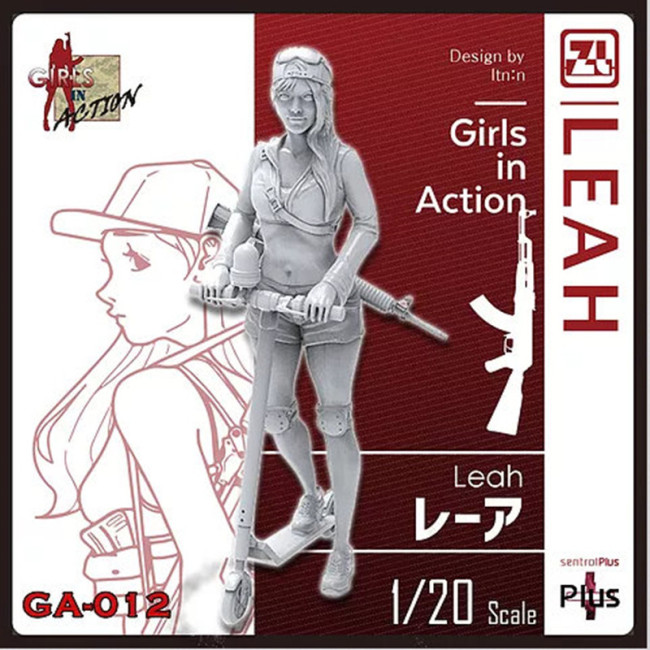 Korea ZLPLA Genuine 1/20 Scale Resin Figure Girls in Action Leah Assembly Model Kit GA-012