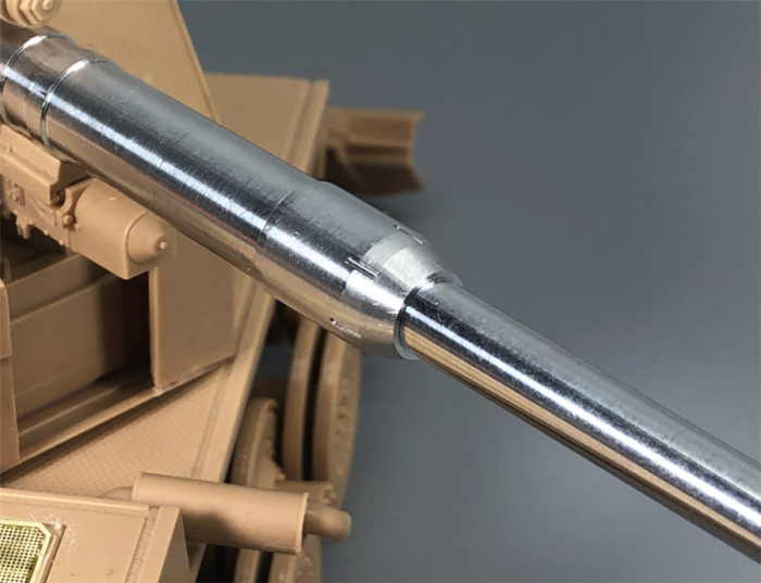 1/35 Scale 96/128mm Metal Barrel & Ammunition for Amusing hobby 35A026 E-100 WT(P) Model CYT010