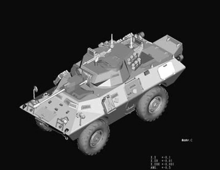 HobbyBoss 82420 1/35 Scale US V-150 Commando w/20mm Cannon Military Platic Assembly Model Kit