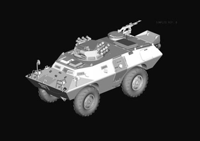 HobbyBoss 82419 1/35 Scale US M706 Commando Armored Car Product Improved Military Platic Assembly Model Kit