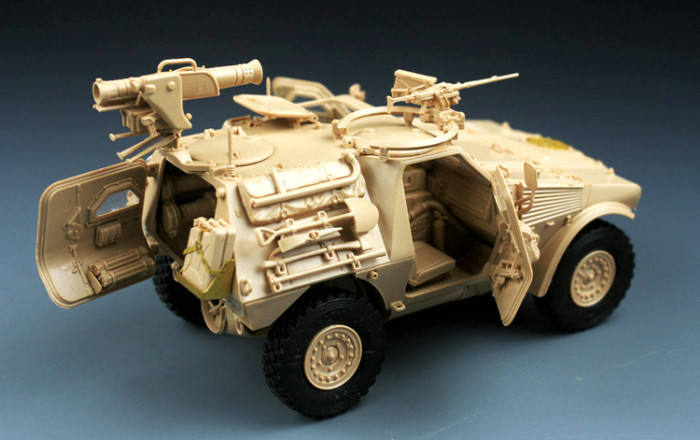 Tiger Model 4618 1/35 Scale French VBL Milan Light Armoured Vehicle Military Plastic Assembly Model Kit