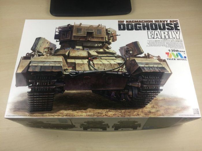 Tiger Model 4624 1/35 Scale IDF Nagmachon Heavy APC Doghouse Early Military Plastic Assembly Model Kit
