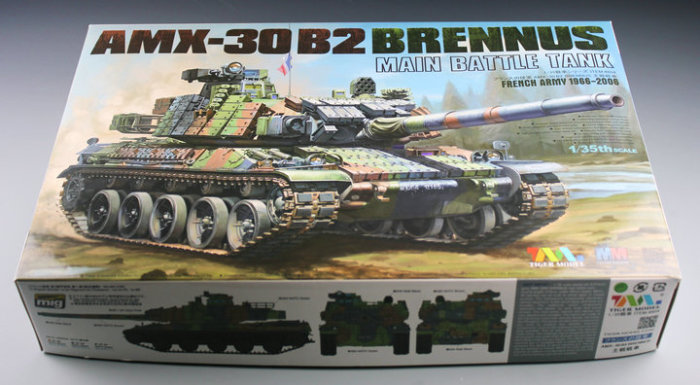 Tiger Model 4604 1/35 Scale French AMX-30 B2 Brennus MBT Military Plastic Assembly Model Kit