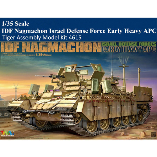 Tiger Model 4615 1/35 Scale IDF Nagmachon Israel Defense Force Early Heavy APC Military Plastic Assembly Model Kit