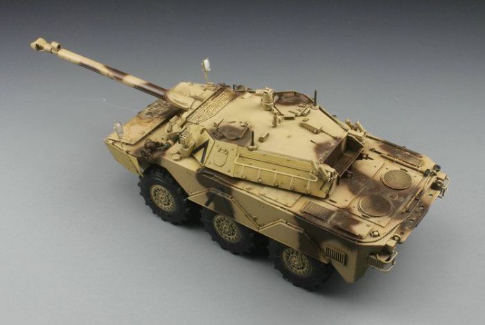 Tiger Model 4609 1/35 Scale French Army AMX-10RC Gulf War in 1991 Military Plastic Assembly Model Kit