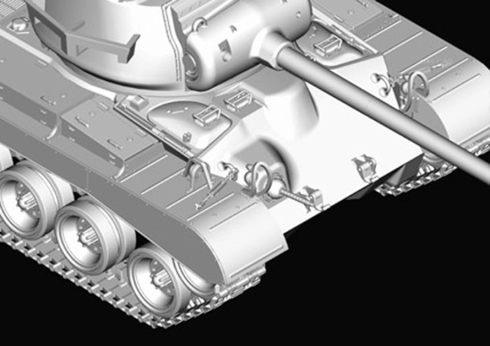 HobbyBoss 82428 1/35 Scale T26E4 Pershing Tank Late Production Plastic Assembly Military Model Kits