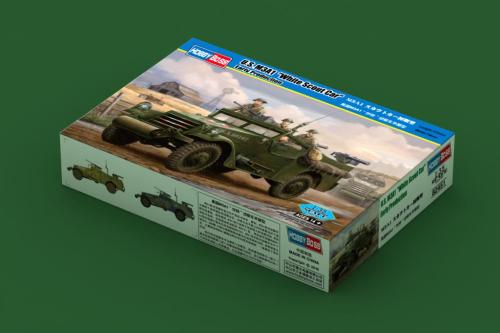 HobbyBoss 82451 1/35 Scale US M3A1 White Scout Car Early Production Military Plastic Assembly Model Kit