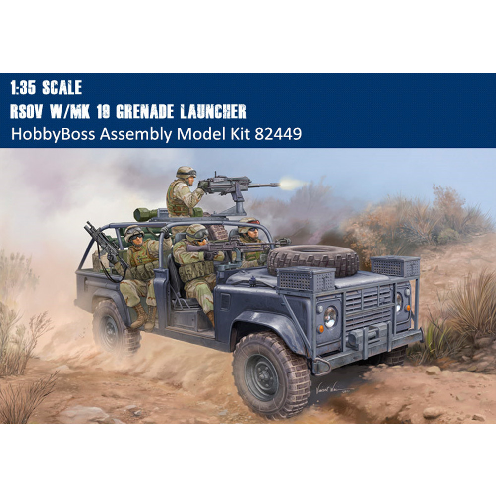 Modellismo Hobbyboss 1:35 RSOV With MK 19 Grenade Launcher - Livello 4