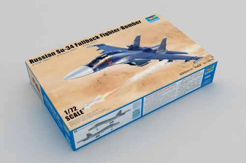 Trumpeter 01652 1/72 Scale Russian Su-34 Fullback Fighter-Bomber Military Plastic Aircraft Assembly Model Kits