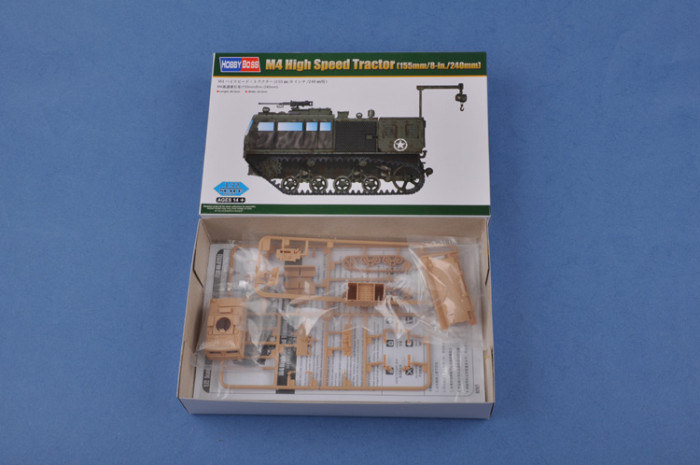 HobbyBoss 82921 1/72 Scale M4 High Speed Tractor (155mm/8-in./240mm) Military Plastic Assembly Model Kits