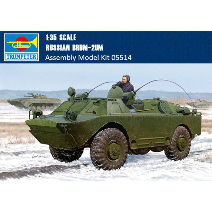 Trumpeter 05514 1/35 Scale Russian BRDM-2UM Plastic Military Assembly Model Kits