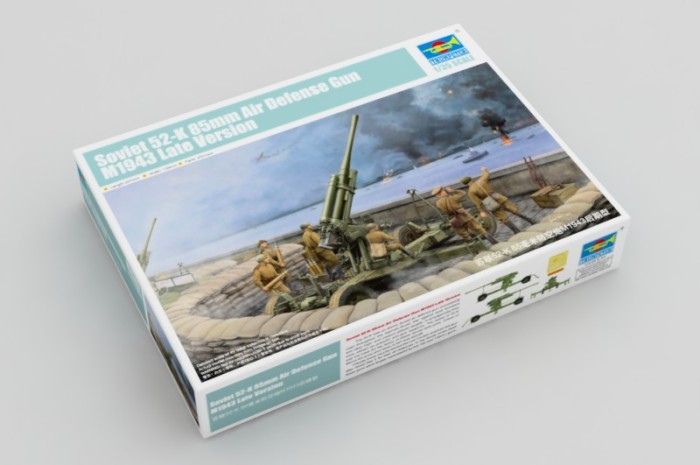 Trumpeter 02342 1/35 Scale Soviet 52-K 85mm Air Defense Gun M1943 Late Version Assembly Model Kits
