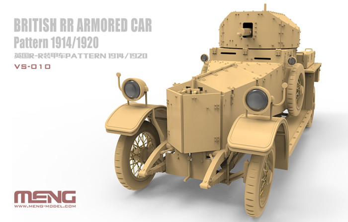 Meng VS-010 1/35 Scale British RR Armored Car Pattern1914/1920 Plastic Assembly Model Kits