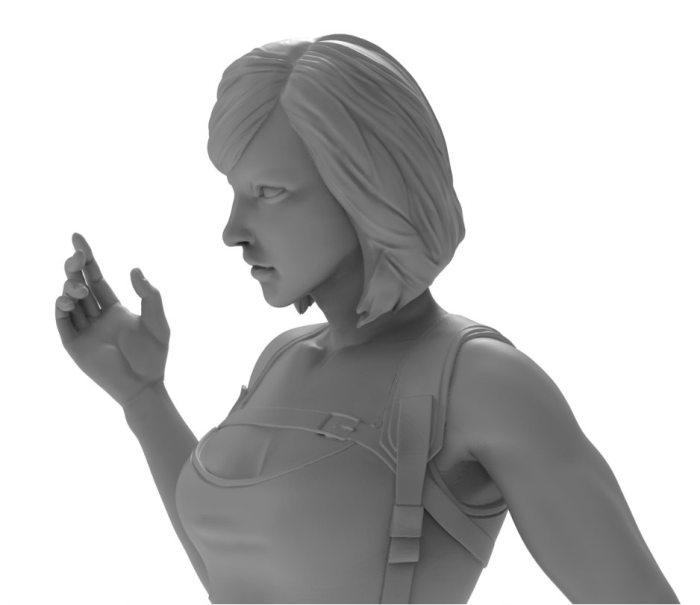 ZLPLA Genuine 1/35 Scale Resin Figure Felicia Girls in Action Assembly Model Kit GM-006