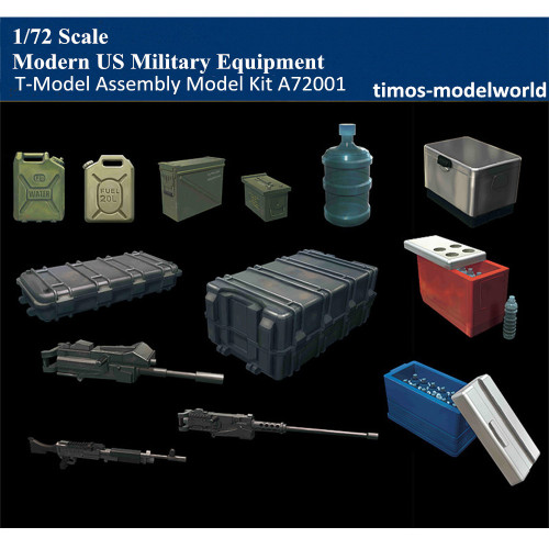 T-Model A72001 1/72 Scale Modern US Military Equipment Plastic Assembly Model accessories Kit