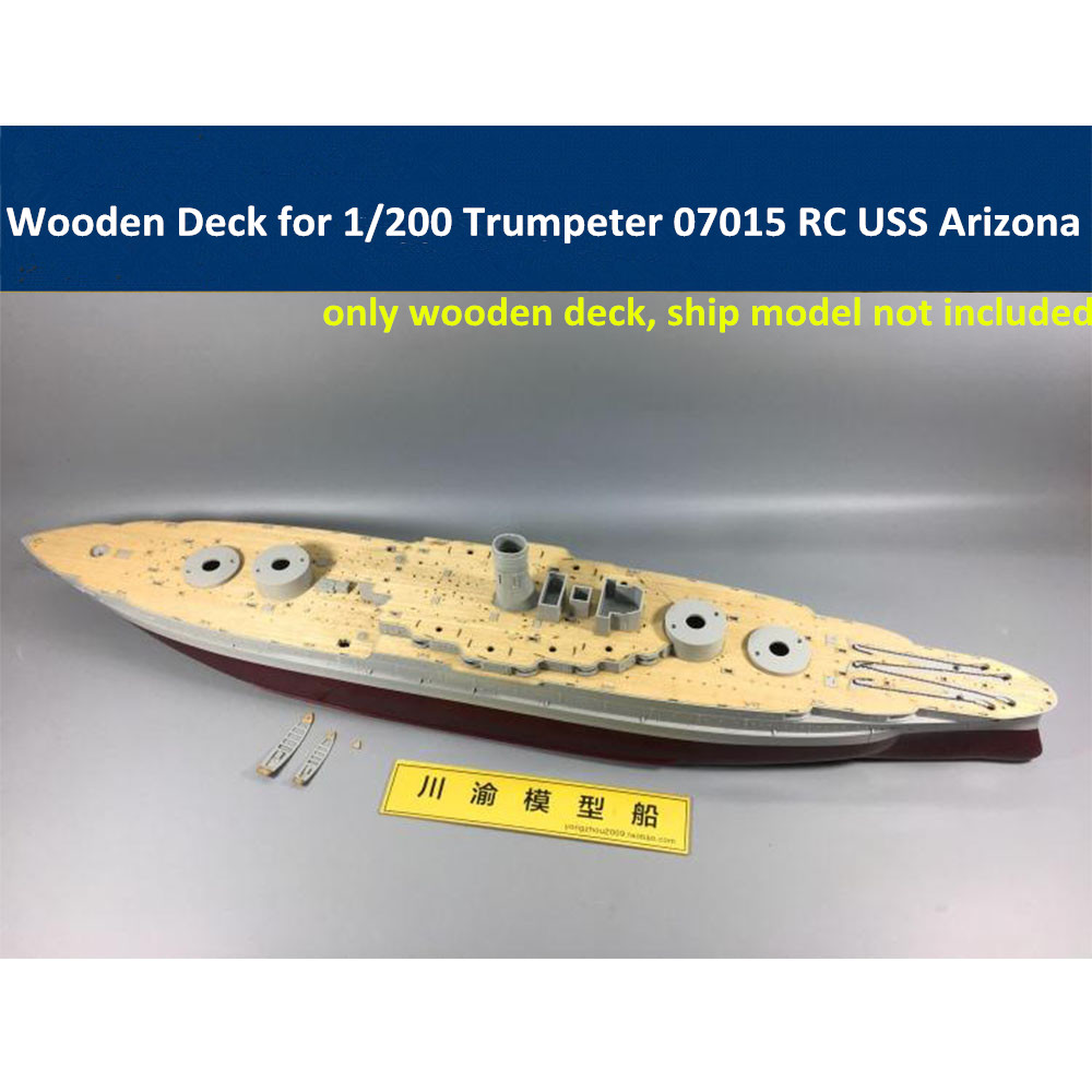 for Trumpeter 600140492934 1/200 ArtWox HMS Hood Wood Deck & Mask Set 
