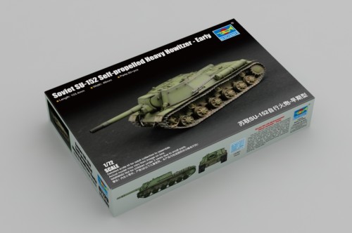 Trumpeter 07129 1/72 Scale Soviet SU-152 Self-propelled Heavy Howitzer - Early Plastic Assembly Model Kit