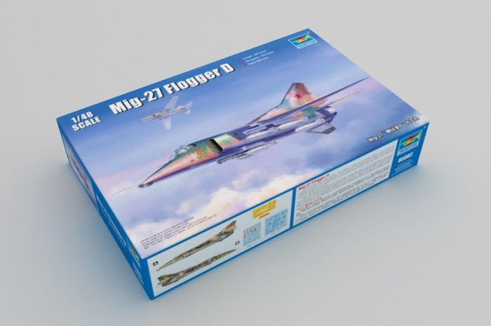Trumpeter 05802 1/48 Scale Mig-27 Flogger D Military Plastic Aircraft Assembly Model Building Kits