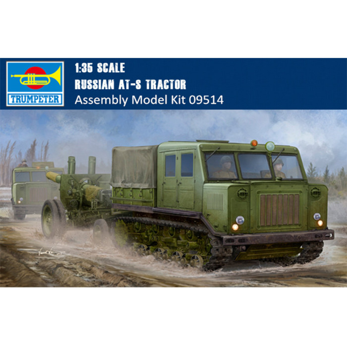 Trumpeter 09514 1/35 Scale Russian AT-S Tractor Military Plastic Assembly Model Kits