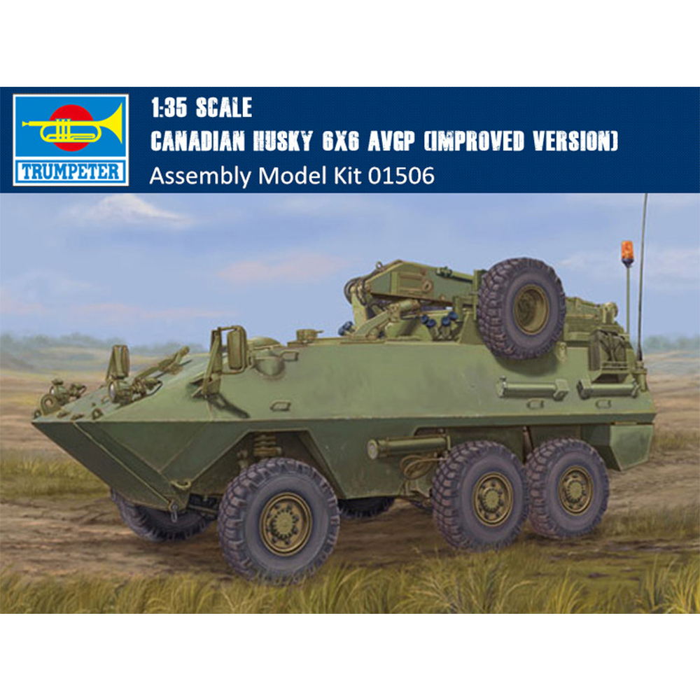 Trumpeter 1506 Canadian Husky 6X6 AVGP Improved Version 1/35 Scale Tank Model Kit