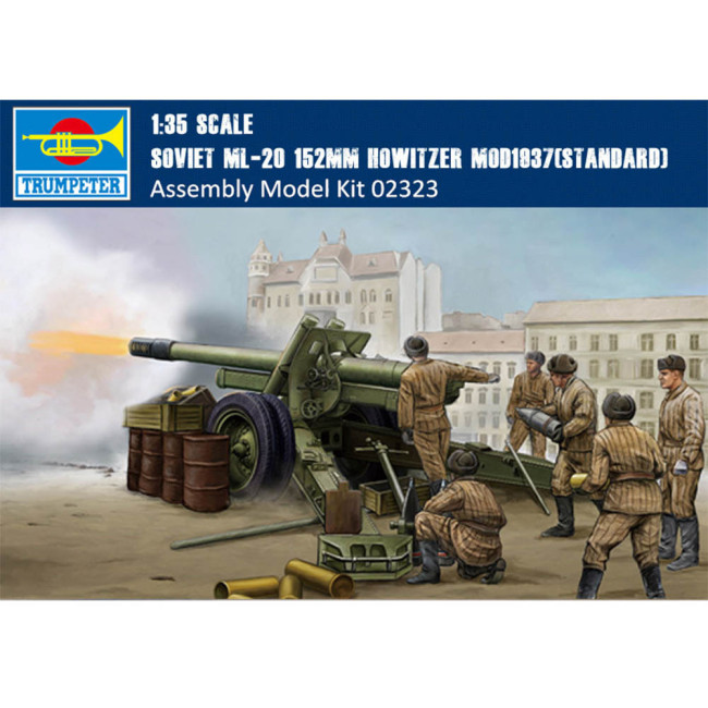 Trumpeter 02323 1/35 Scale Soviet ML-20 152mm Howitzer Mod1937(Standard) Military Assembly Model Kits