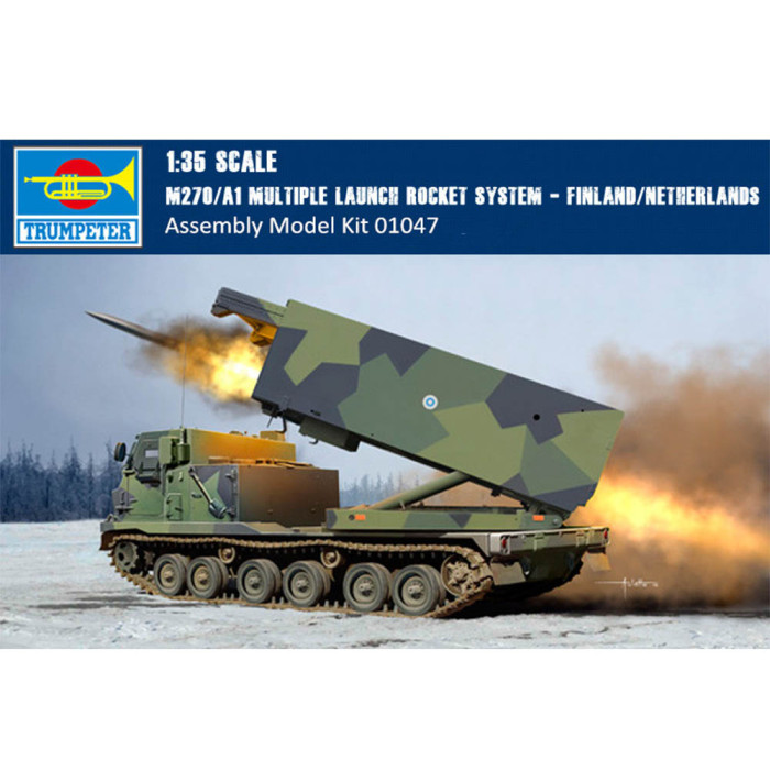 Trumpeter 01047 1/35 Scale M270/A1 Multiple Launch Rocket System - Finland/Netherlands Military Plastic Assembly Model Kit
