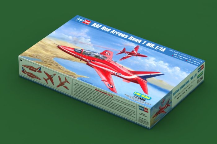 HobbyBoss 81738 1/48 Scale RAF Red Arrows Hawk T MK.1/1A Military Plastic Aircraft Assembly Model Kits