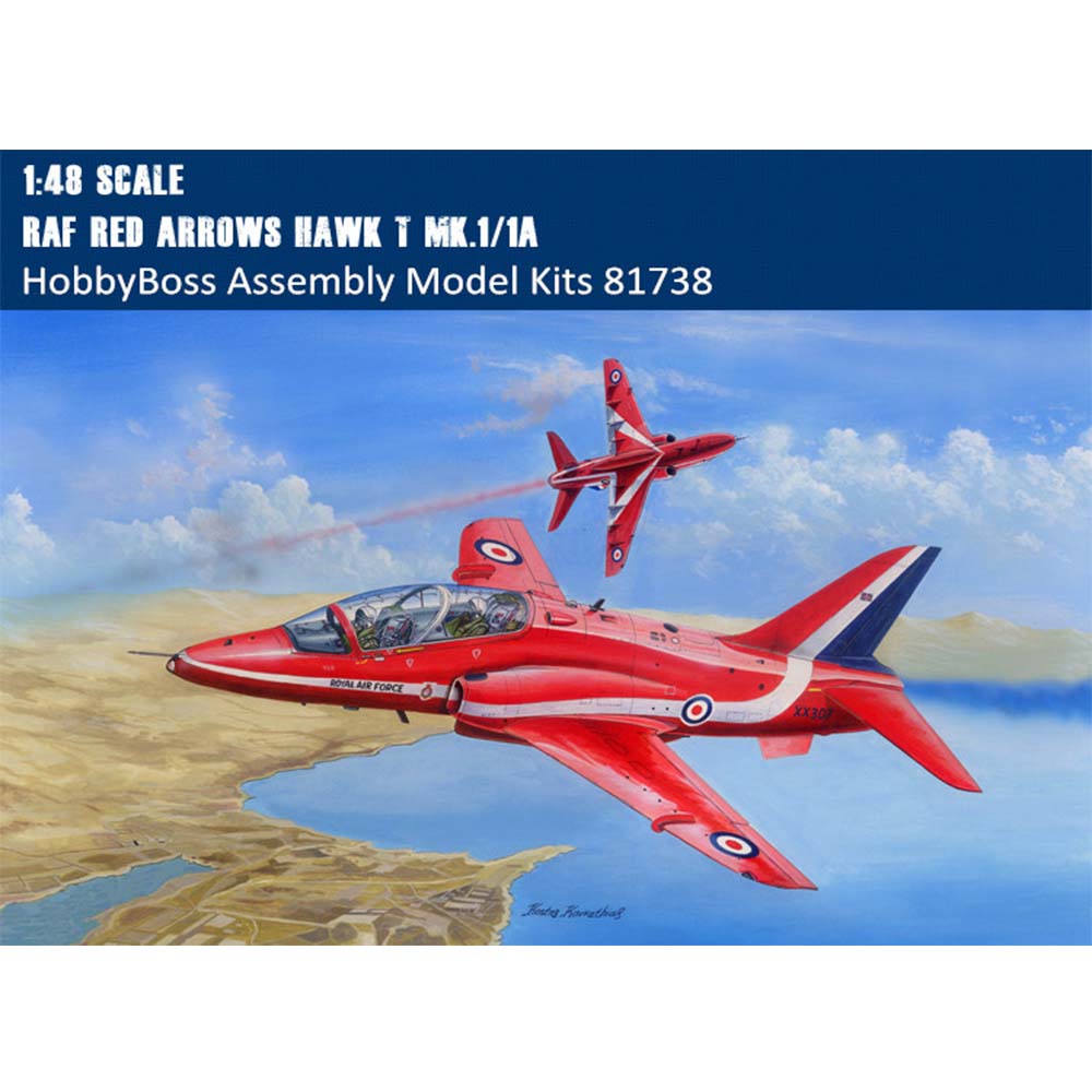 US$ 41.59 - HobbyBoss 81738 1/48 Scale RAF Red Arrows Hawk T MK.1