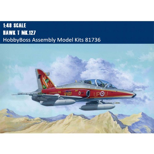 HobbyBoss 81736 1/48 Scale British Hawk T MK.127 Military Plastic Aircraft Assembly Model Building Kits
