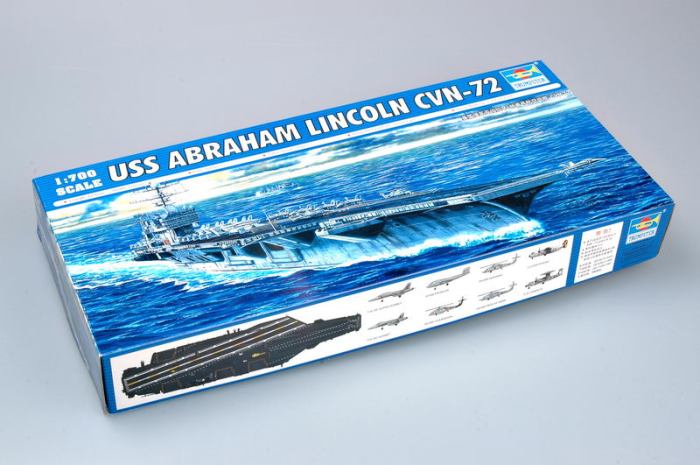 Trumpeter 05732 1/700 Scale USS ABRAHAM LINCOLN CVN-72 Military Plastic Asembly Model Building Kits